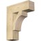 Ekena Millwork Westlake Block Rough Sawn Bracket, Douglas Fir, 6"W x 20"D x 24"H BKT06X20X24WTL05RDF - alternate 1